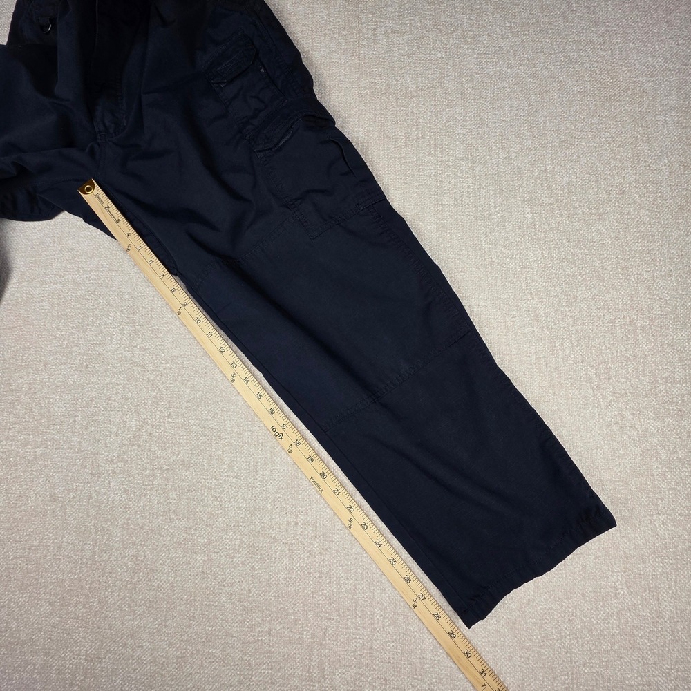 5.11 Tactical Series 74273 Mens Navy Blue Cargo Pants Ripstop Workwear 36x30 - Picture 6 of 13